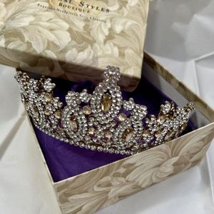 Tiara Crown Swarovski Crystals
